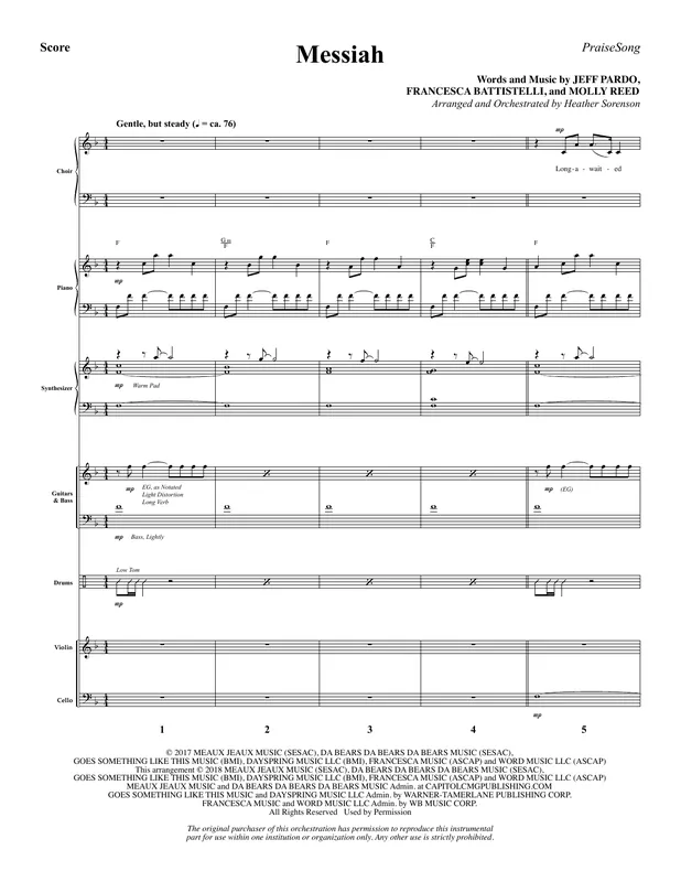 Omezená Nabídka Messiah - Full Score