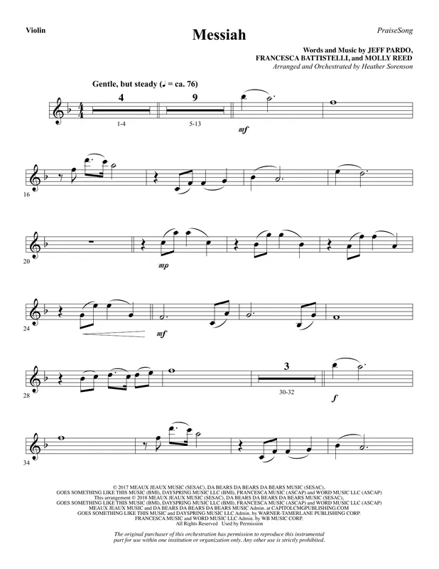 Messiah - Violin Vysoce Kvalitní