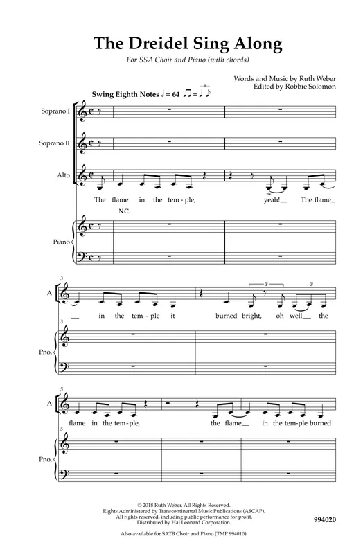 Zlevněný Dreidel Sing Along