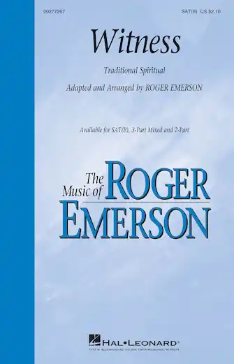 Witness (Arr. Roger Emerson) Levný