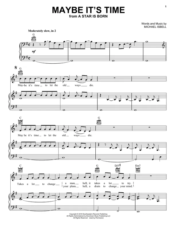 Finální Výprodej Maybe It‘s Time (from A Star Is Born)