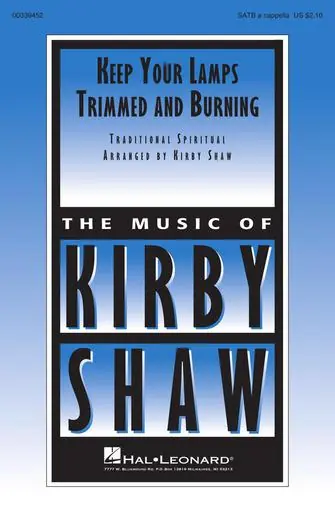 Vrácení Zdarma Keep Your Lamps Trimmed And Burning (arr. Kirby Shaw)
