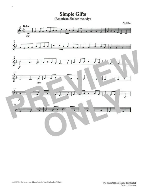 Cenový Hit Simple Gifts from Graded Music for Tuned Percussion, Book I