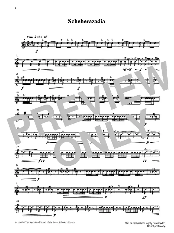 Scheherazadia from Graded Music for Snare Drum, Book IV Akční Nabídka