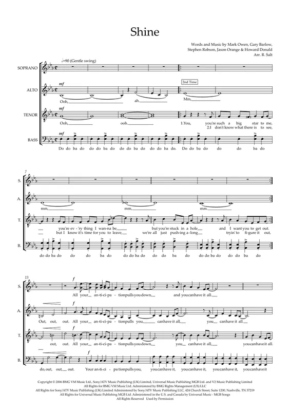 Víkendová Akce Shine (arr. Richard Salt)